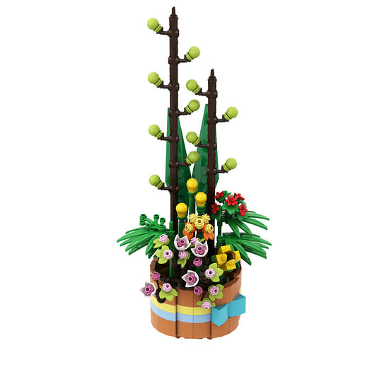 Flower Basket Building Kit | MOC-149107 - 1