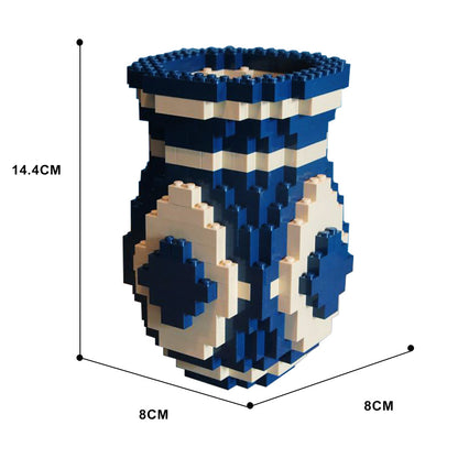 flower vase building set | moc-81875 - 4