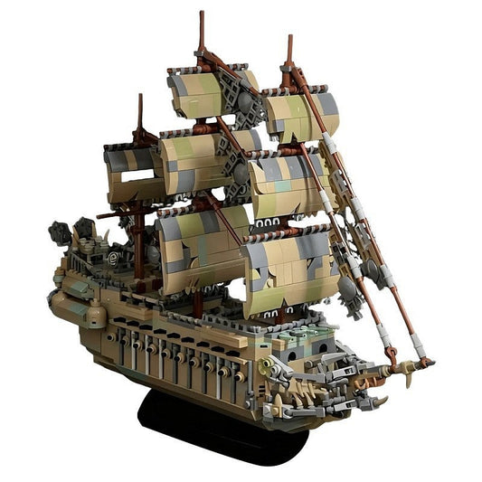 Flying Dutchman Ghost Pirate Ship MOC Building Kit - 1