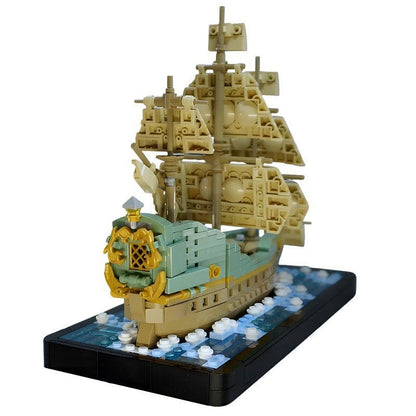 Flying Dutchman Ghost Pirate Ship MOC Building Kit - 8