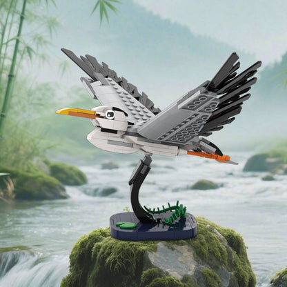 flying heron building set | moc-212038 - 1