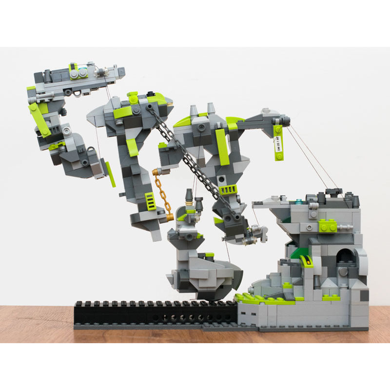 flying mountains building sets | avatar | tensegrity sculpture | moc-42670 - 1