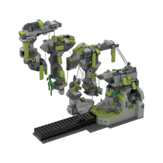 flying mountains building sets | avatar | tensegrity sculpture | moc-42670 - 3