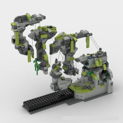 flying mountains building sets | avatar | tensegrity sculpture | moc-42670 - 4