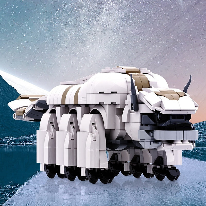 Flying Sky Bison MOC Fantasy Creature Building Kit - 4