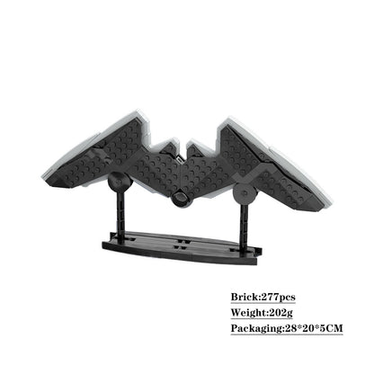 folding batarang building set | batman | moc-180855 - 2