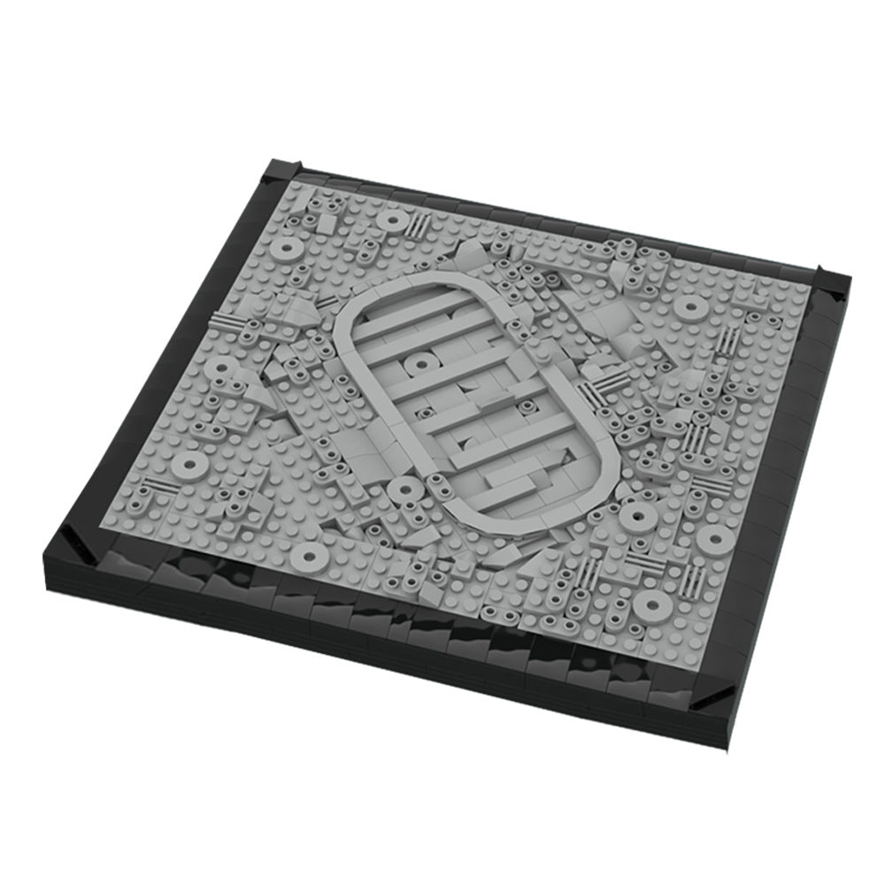 Footprint on the Moon Building Kit | LEGO-Compatible MOC - 1