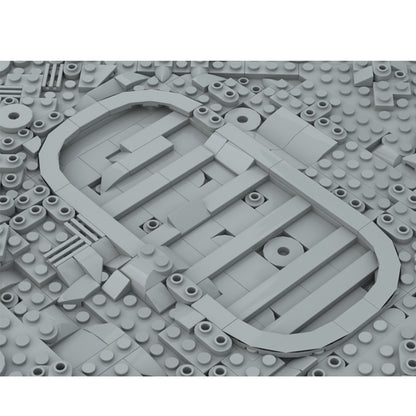 footprint on the moon building set | moc-134134 - 2