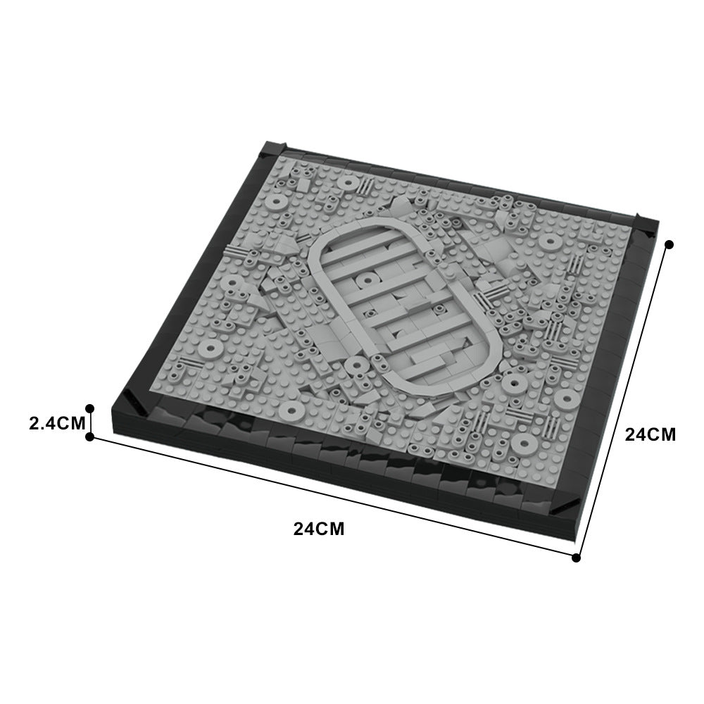 footprint on the moon building set | moc-134134 - 4