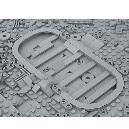 Footprint On The Moon MOC Building Kit | Lunar Exploration Display - 3