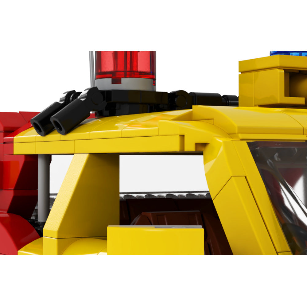 ford falcon 1:18 car building set | mad max | moc-197005 - 6