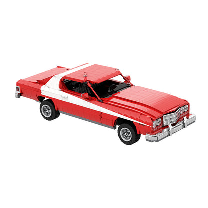 ford gran torino 1975 car building set | starsky & hutch | moc-99377 - 3