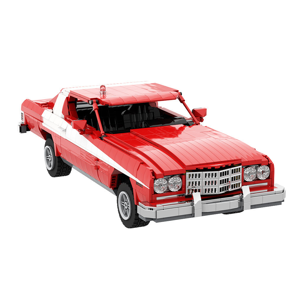 ford gran torino 1975 car building set | starsky & hutch | moc-99377 - 5