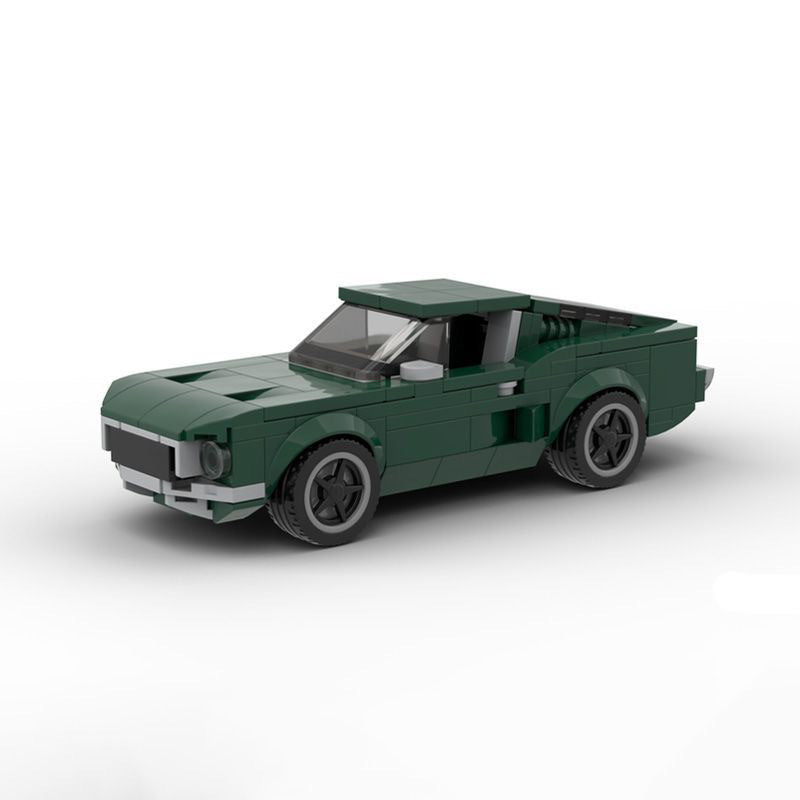 ford mustang gt390 building set | bullitt | moc-37438 - 1