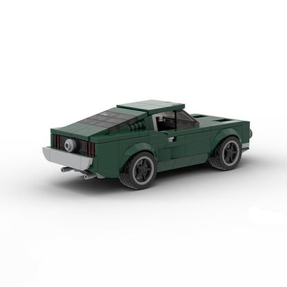 ford mustang gt390 building set | bullitt | moc-37438 - 2