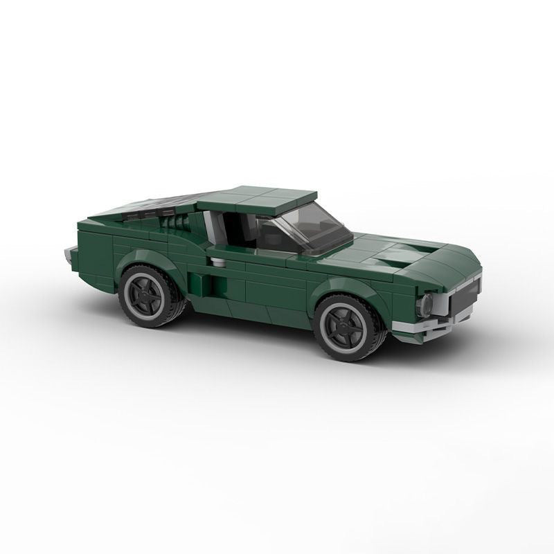 ford mustang gt390 building set | bullitt | moc-37438 - 3
