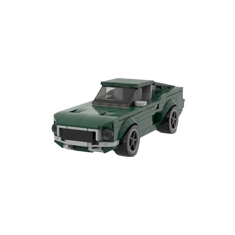 ford mustang gt390 building set | bullitt | moc-37438 - 5