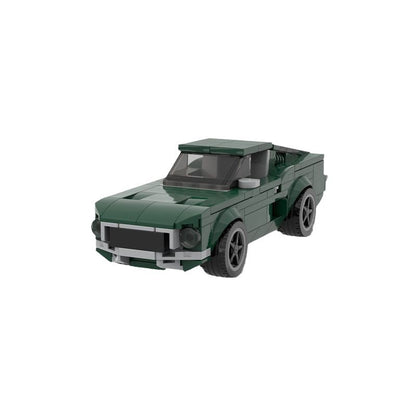 ford mustang gt390 building set | bullitt | moc-37438 - 5