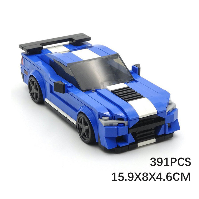 ford mustang shelby gt500 building set | lego compatible - 4
