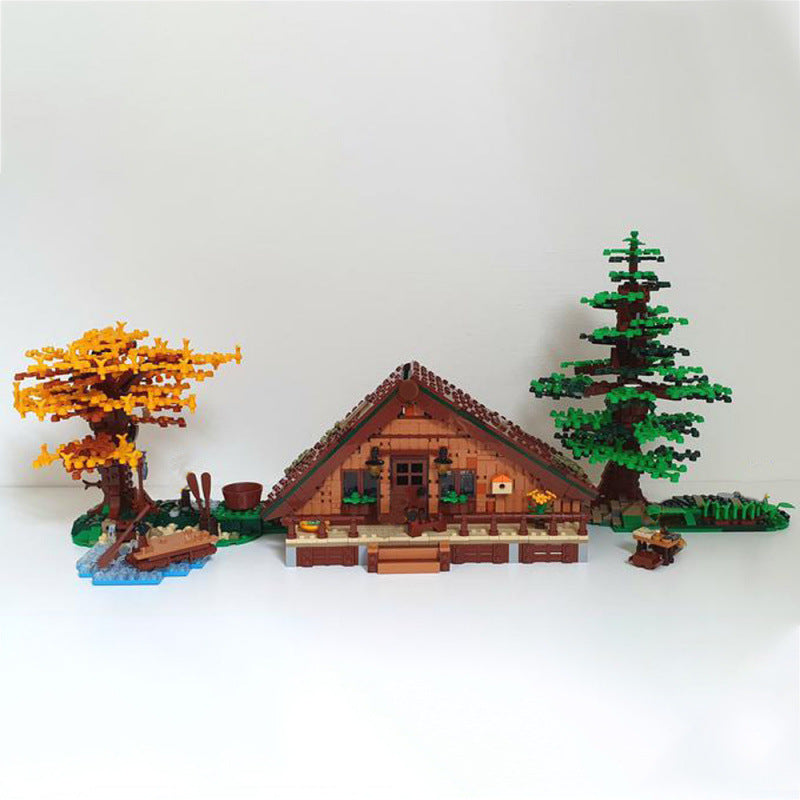 Forest Cabin Building Kit | LEGO-Compatible MOC - 2
