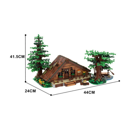 Forest Cabin Building Kit | LEGO-Compatible MOC - 4