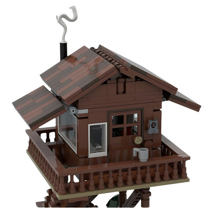 Forest Fire Lookout Tower MOC Building Kit - 4