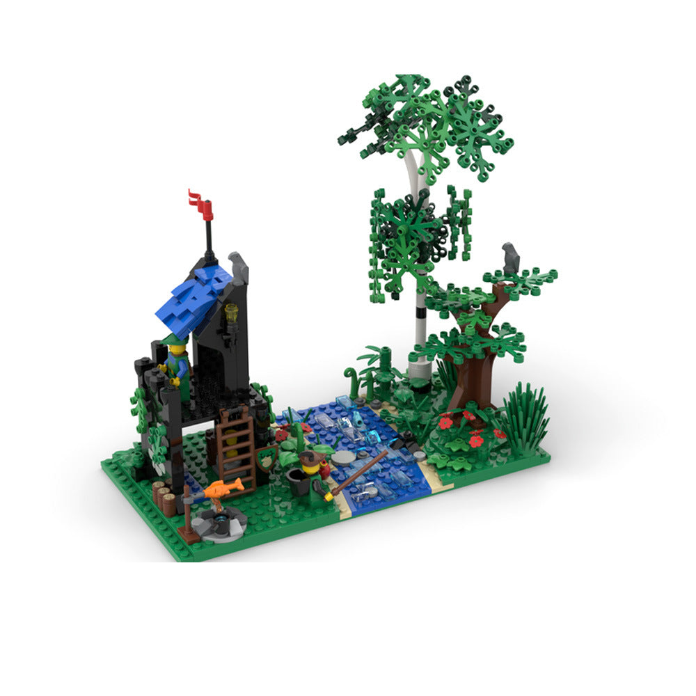 forestmen river camp building set | moc-65577 - 1