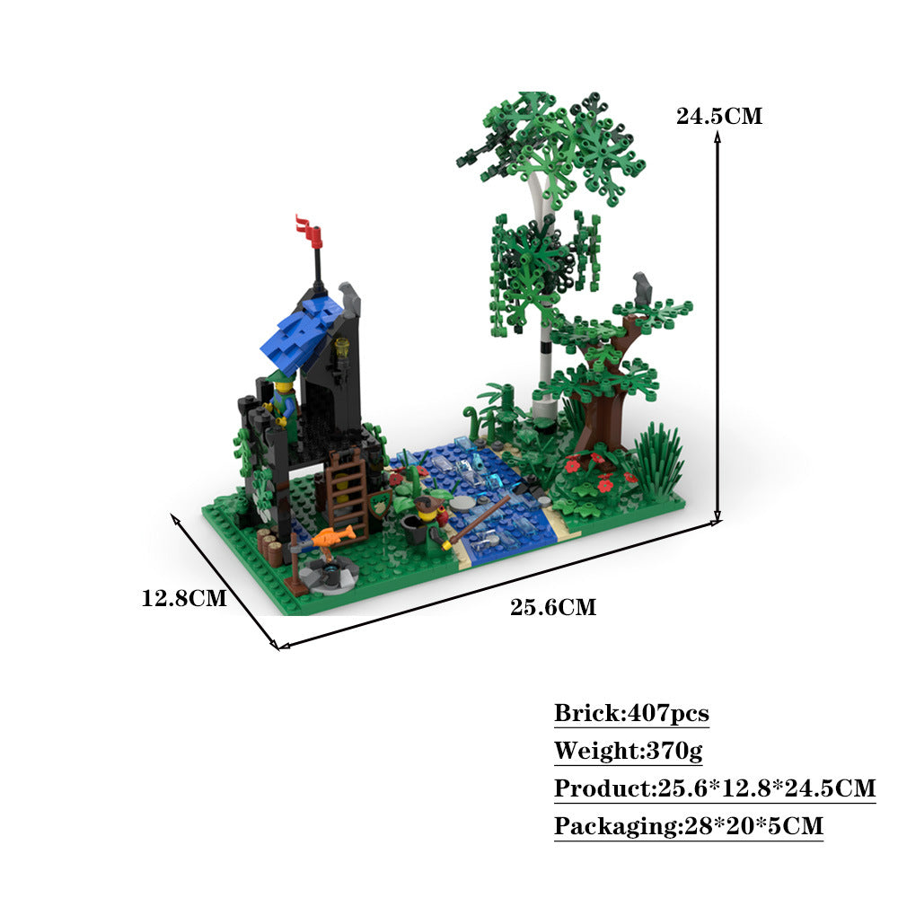 forestmen river camp building set | moc-65577 - 2