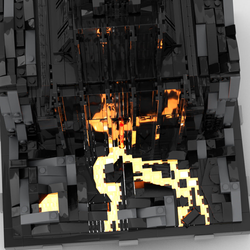 fortress vader building set | star wars | moc-149491 - 3