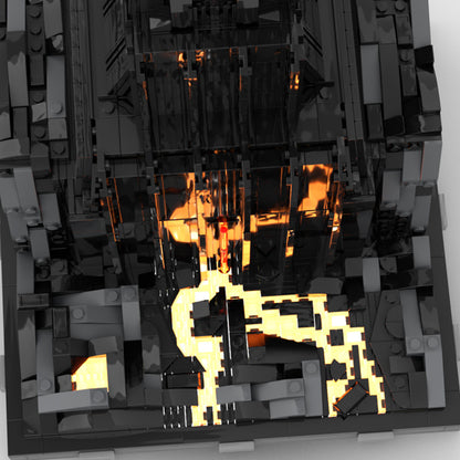 fortress vader building set | star wars | moc-149491 - 3