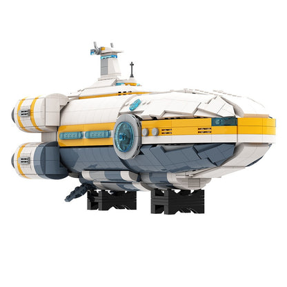 Four-Engine Long-Range Starship MOC Building Kit | Sci-Fi Exploration Ship - 5
