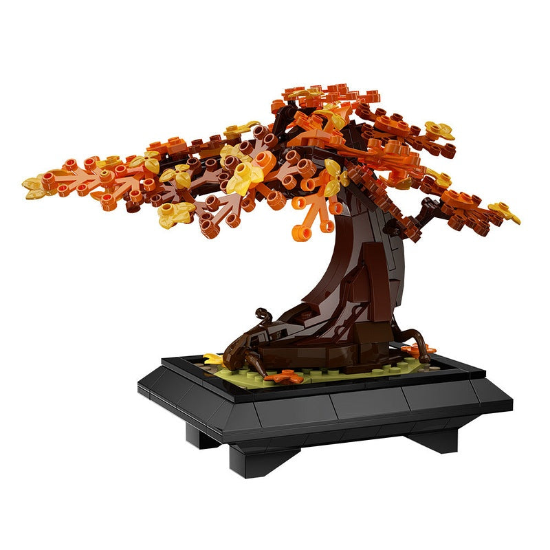 Four Seasons Bonsai MOC Building Kit | Seasonal Tree Display Model - 9