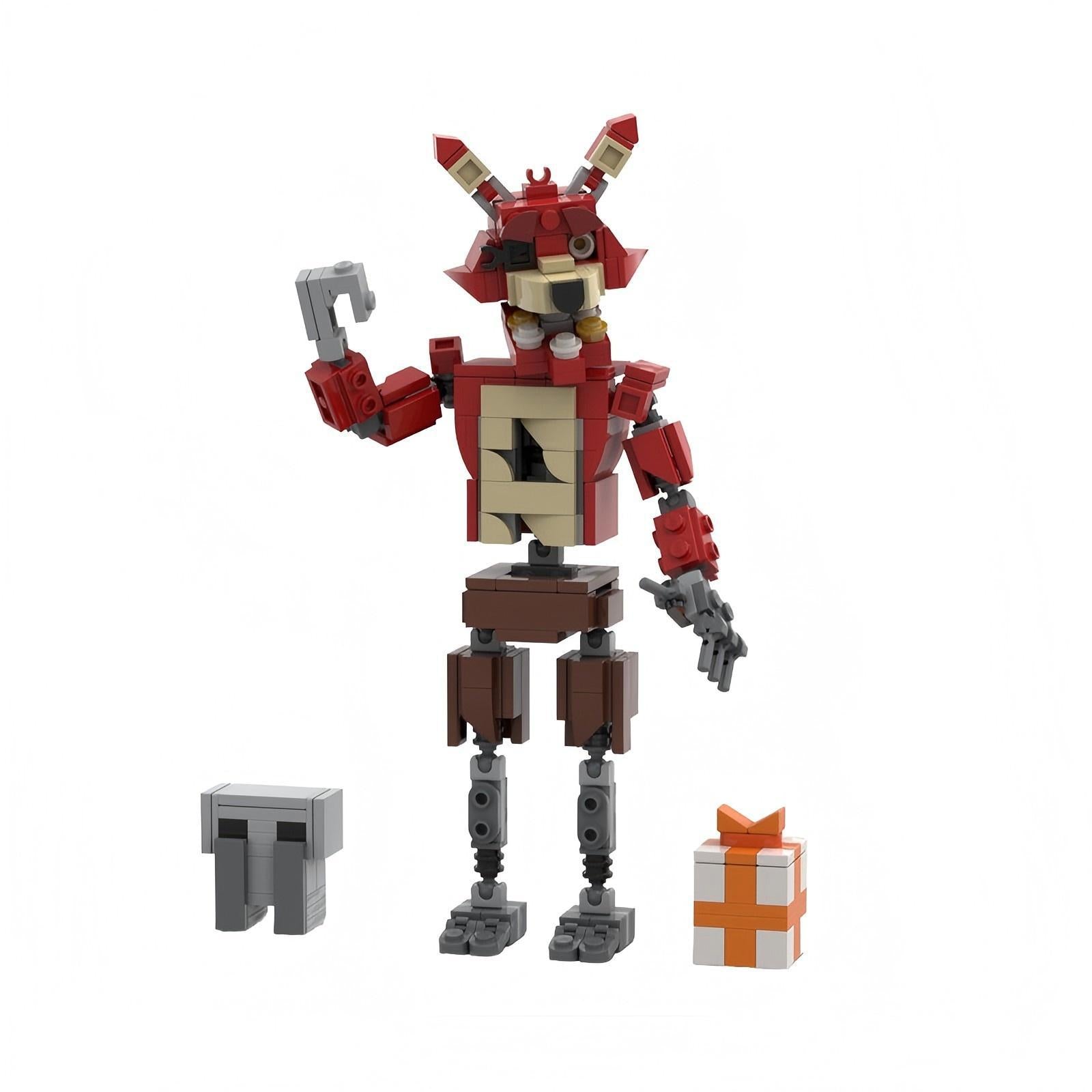 foxy the pirate building set | five nights at freddy's | moc-228148 - 3
