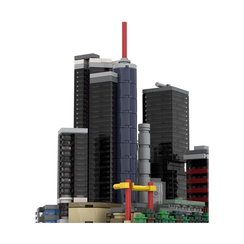 Frankfurt Neue Mainzer Straße MOC Skyscraper Skyline Building Kit - 2
