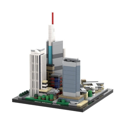 Frankfurt Neue Mainzer Strasse MOC Skyline Building Kit | City Architecture - 1
