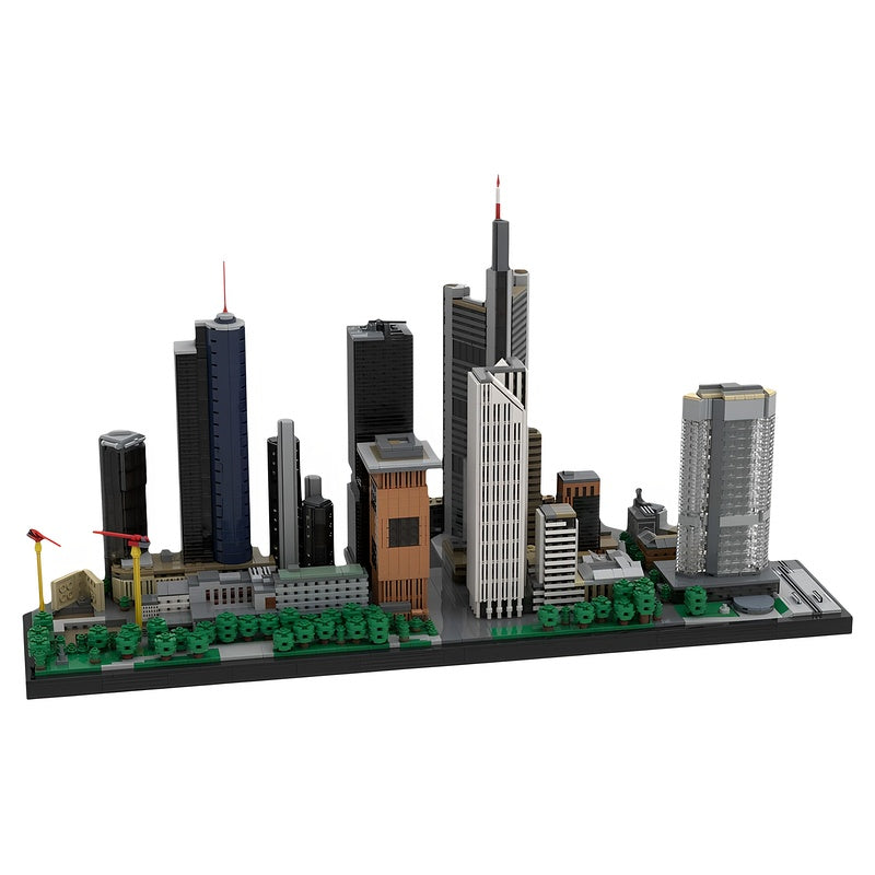 Frankfurt Neue Mainzer Straße Skyline 1:875 MOC Building Kit - 1