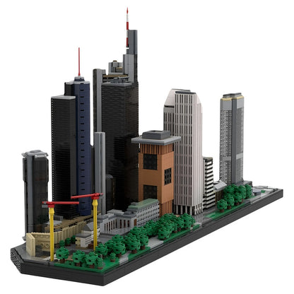 Frankfurt Neue Mainzer Straße Skyline 1:875 MOC Building Kit - 4