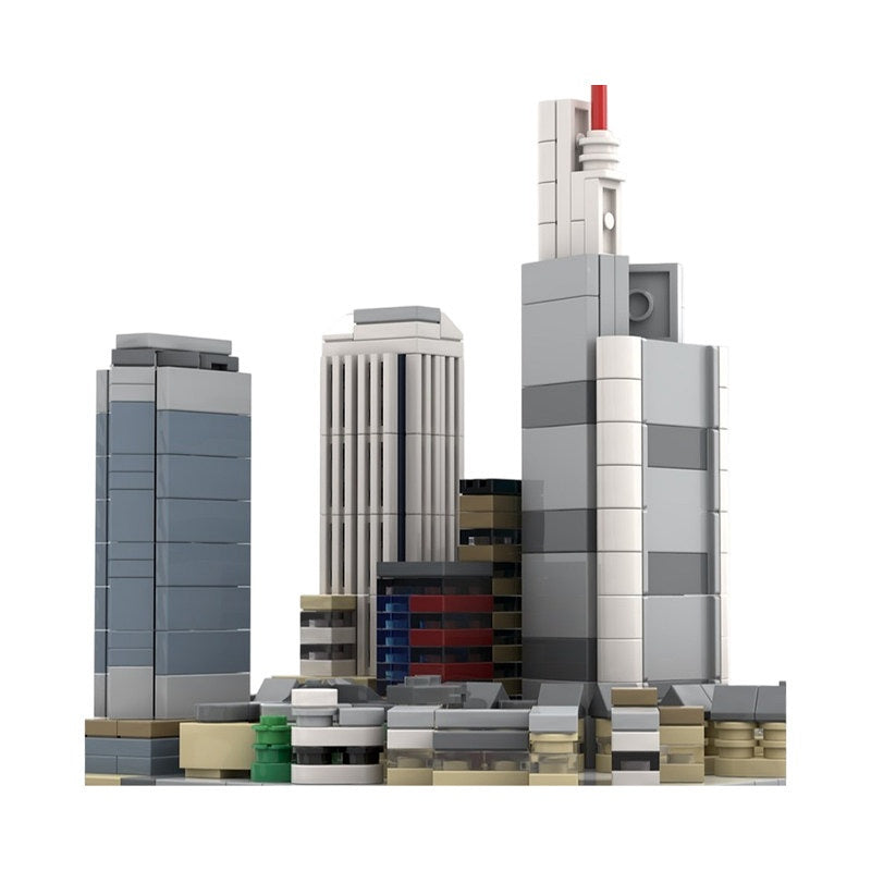 Frankfurt Neue Mainzer Strasse Skyline Building Kit | LEGO-Compatible MOC - 4