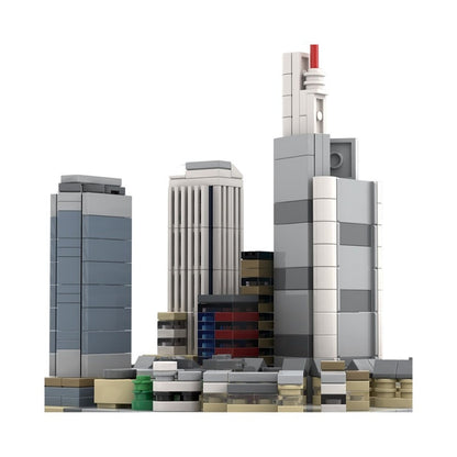 Frankfurt Neue Mainzer Strasse Skyline Building Kit | LEGO-Compatible MOC - 4