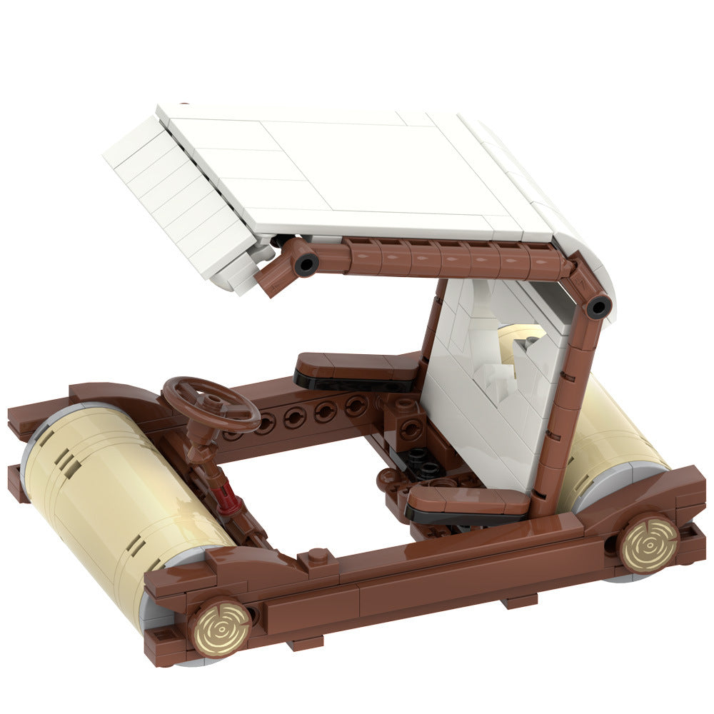 fred and wilma brickheadz building kit |the flintstones | lego compatible moc - 5