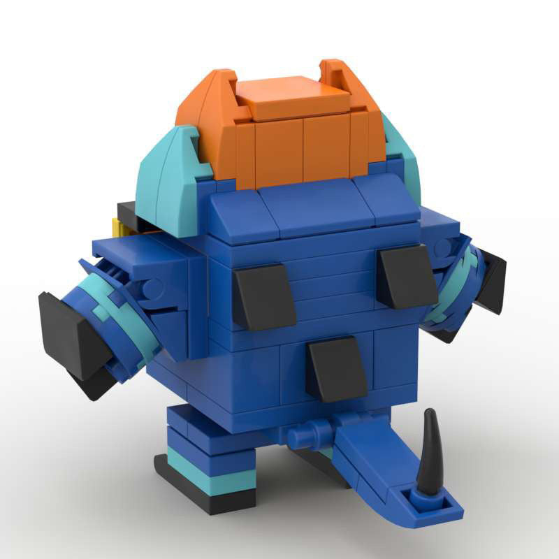 fred brickheadz building set | big hero 6 moc | lego-compatible toy - 3