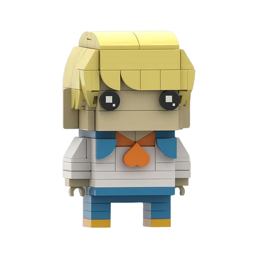 fred jones brickheadz building set | scooby doo moc - 1