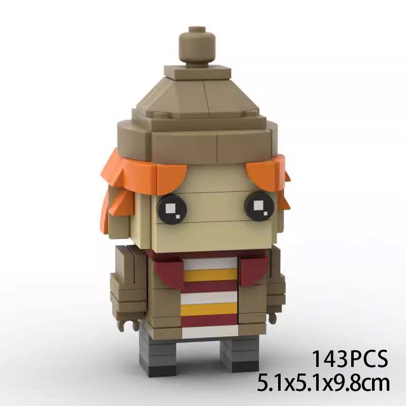freddy weasley brickheadz moc set | harry potter | lego compatible - 1