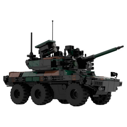 French EBRC 6x6 Armored Recon Vehicle MOC Building Kit - 6
