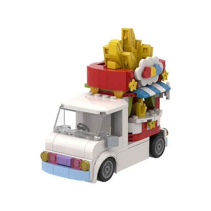 French Fries Truck MOC Building Kit | Street Food Vehicle Model - 1