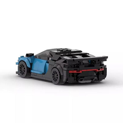 French Hypercar Pur Sport MOC Building Kit | 8-Wide Vehicle Model - 4