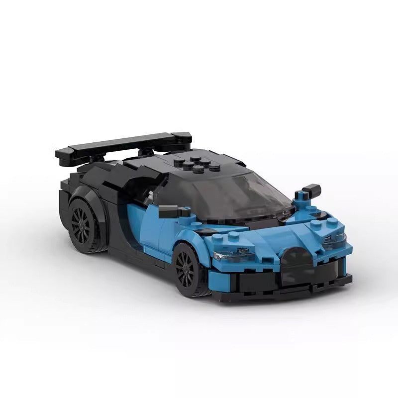 French Hypercar Pur Sport Style Building Kit | 8-Wide LEGO-Compatible MOC - 2