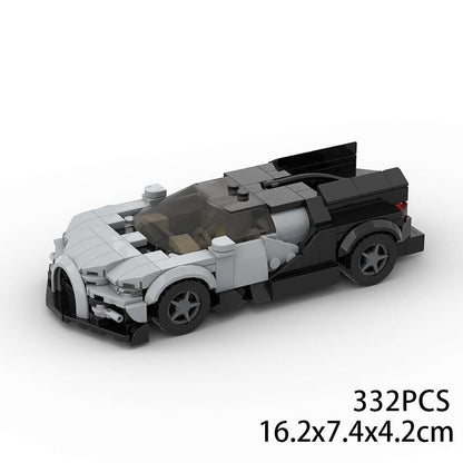 French V16 1775HP Hypercar Building Kit | LEGO-Compatible MOC - 6