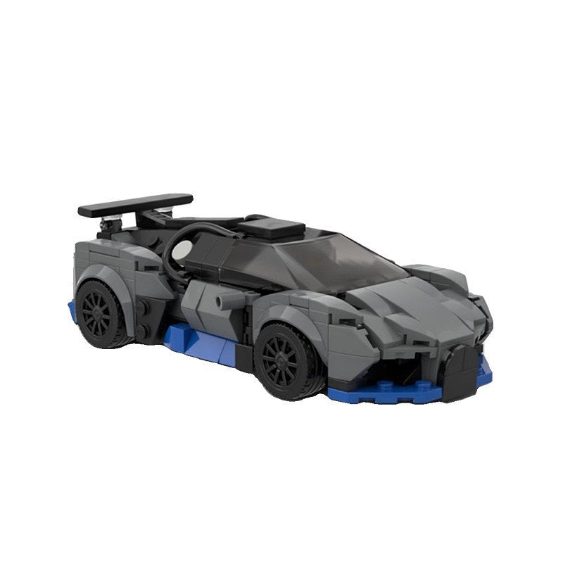 French Widebody Hypercar Racing Coupe Building Kit | 8-Wide LEGO-Compatible MOC - 2