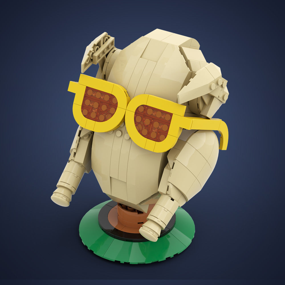 friends turkey head building set | lego compatible - 1